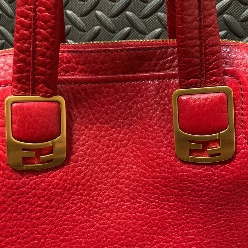 FENDI | Chameleon Leather Satchel